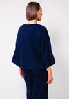 d.e.c.k by Decollage One Size Boxy Sweater, Navy