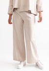d.e.c.k by Decollage One Size Wide Leg Joggers, Beige