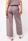 D.E.C.K By Decollage Elasticated Wide Leg Trousers, Taupe
