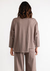 d.e.c.k by Decollage One Size Batwing Sweatshirt, Taupe