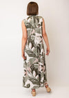 d.e.c.k by Decollage One Size Abstract Floral Print Dress, Green