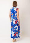 d.e.c.k by Decollage One Size Abstract Floral Print Dress, Blue