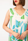 d.e.c.k by Decollage One Size Abstract Print Dress, Multi Coloured