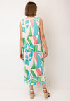 d.e.c.k by Decollage One Size Abstract Print Dress, Multi Coloured