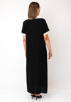 d.e.c.k By Decollage Relaxed Button Down Dress, Black