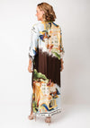 d.e.c.k by Decollage One Size Abstract Graphic Maxi Dress, Brown