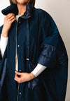 d.e.c.k by Decollage Short Sleeve Longline Jacket, Navy
