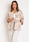 D.E.C.K By Decollage One Size Print Quilted Jacket, Camel
