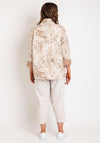 D.E.C.K By Decollage One Size Print Quilted Jacket, Camel