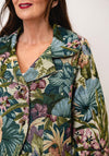 d.e.c.k By Decollage Scenic Floral Print Jacket, Green