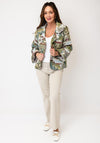 d.e.c.k By Decollage Scenic Floral Print Jacket, Green