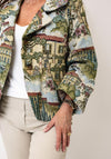 d.e.c.k By Decollage Scenic Floral Print Jacket, Green
