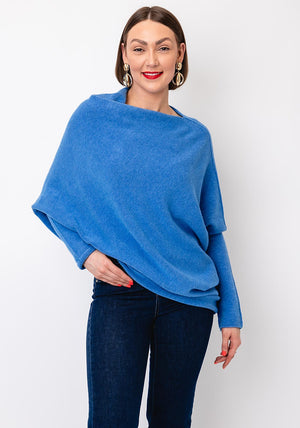 D.E.C.K By Decollage One Size Asymmetric Jumper, Blue