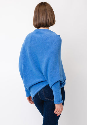 D.E.C.K By Decollage One Size Asymmetric Jumper, Blue