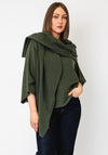 d.e.c.k By Decollage Wrap Over Scarf, Dark Green