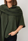 d.e.c.k By Decollage Wrap Over Scarf, Dark Green