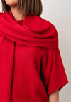 d.e.c.k By Decollage Wrap Over Scarf, Red