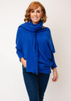 d.e.c.k by Decollage Wrap Over Scarf, Royal Blue