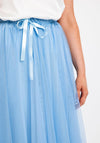 D.E.C.K By Decollage Tulle Midi Skirt, Sky