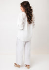 d.e.c.k by Decollage One Size Embroidered Blouse, White
