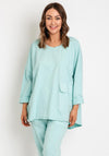 D.E.C.K. By Decollage One Size Utility Sweatshirt, Aqua