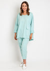 D.E.C.K. By Decollage One Size Utility Sweatshirt, Aqua