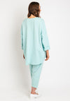 D.E.C.K. By Decollage One Size Utility Sweatshirt, Aqua