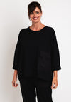 D.E.C.K. By Decollage One Size Utility Sweatshirt, Black
