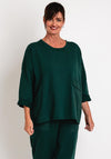 D.E.C.K. By Decollage One Size Utility Sweatshirt, Forest Green