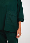 D.E.C.K. By Decollage One Size Utility Sweatshirt, Forest Green