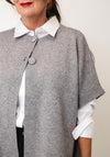 d.e.c.k By Decollage Knitted Button Up Cardigan, Grey