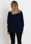 D.e.c.k by Decollage Gold Pocket Sweatshirt, Navy