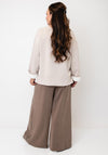 d.e.c.k By Decollage Basic Crewneck Sweatshirt, Beige