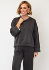 d.e.c.k By Decollage Basic Crewneck Jumper, Charcoal Grey