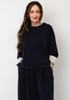 d.e.c.k By Decollage Basic Crewneck Sweatshirt, Navy