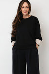 d.e.c.k By Decollage Basic Crewneck Sweatshirt, Black