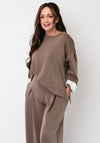 d.e.c.k By Decollage Basic Crewneck Sweatshirt, Taupe