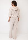 d.e.c.k By Decollage Zip Up Hooded Cardigan, Beige