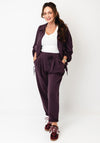 d.e.c.k By Decollage Button Up Short Jacket, Purple
