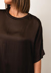 d.e.c.k By Decollage Drop Shoulder Top, Brown