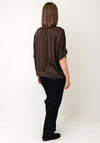 d.e.c.k By Decollage Drop Shoulder Top, Brown
