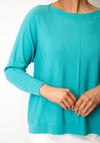d.e.c.k by Decollage One Size Lightweight Jumper, Aqua