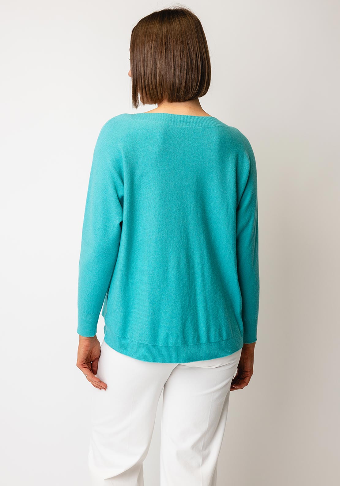 d.e.c.k by Decollage One Size Lightweight Jumper, Aqua