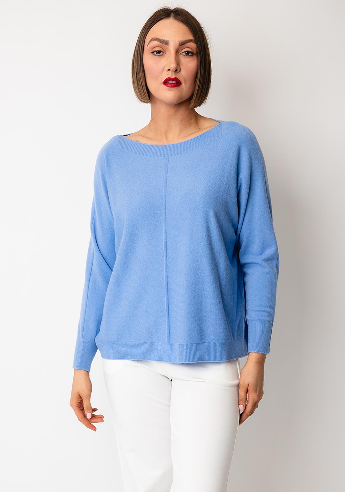 d.e.c.k by Decollage One Size Lightweight Jumper, Blue