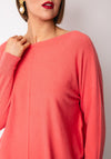 d.e.c.k by Decollage One Size Lightweight Jumper, Coral