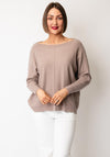 d.e.c.k by Decollage One Size Lightweight Jumper, Taupe