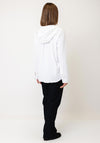 D.e.c.k By Decollage Button Up with Hood Top, White