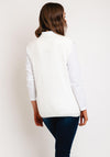 D.E.C.K V-Neck Knitted Sweater Vest, Cream