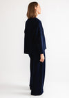 d.e.c.k by Decollage Asymmetrical Hem Sweatshirt, Navy