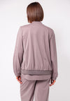D.E.C.K By Decollage Zipped Bomber Jacket, Taupe